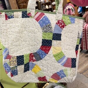 Patchwork Quilted Tote Bag